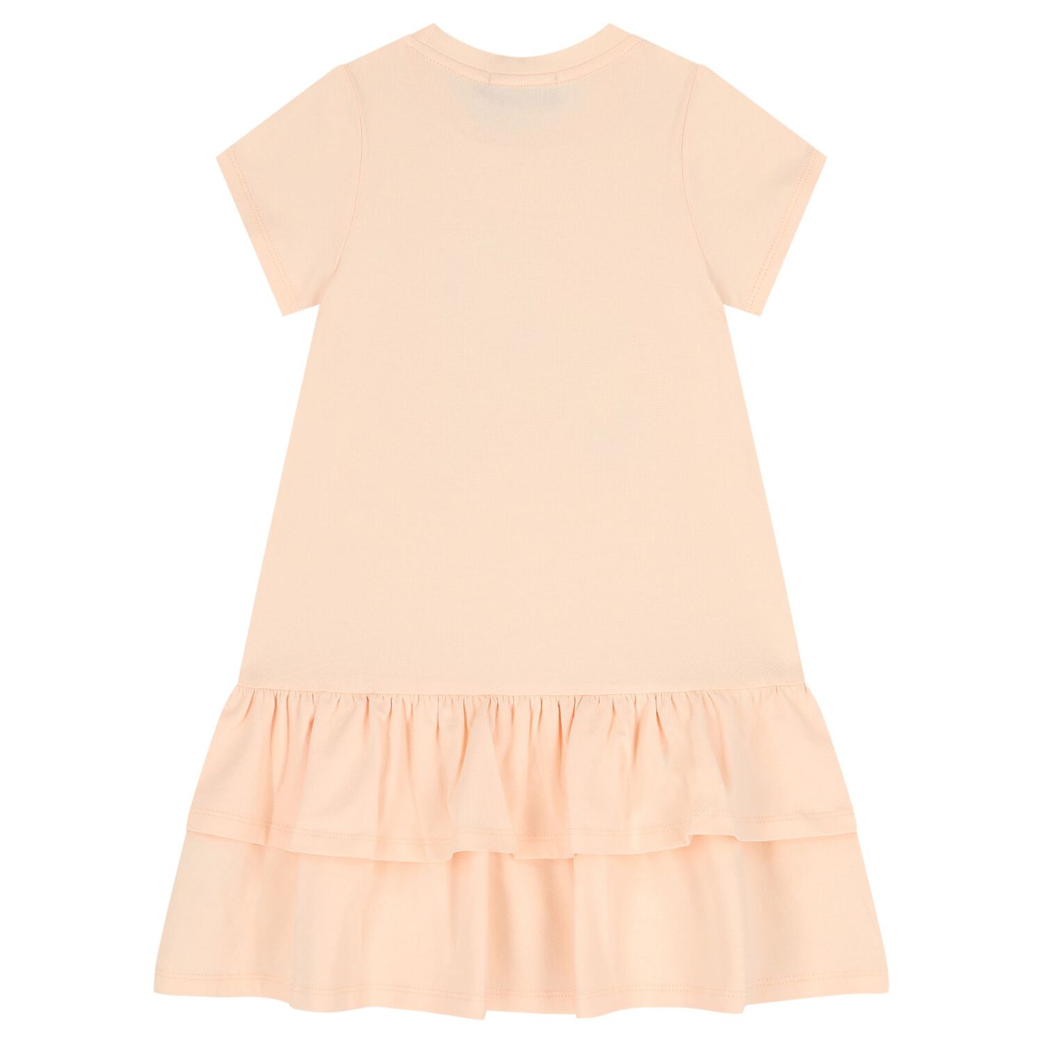 فستان بنات بالشعار بطبعه فراشات باللون الوردى , 2, hi-res