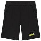 Boys Black Logo Shorts, 3, hi-res
