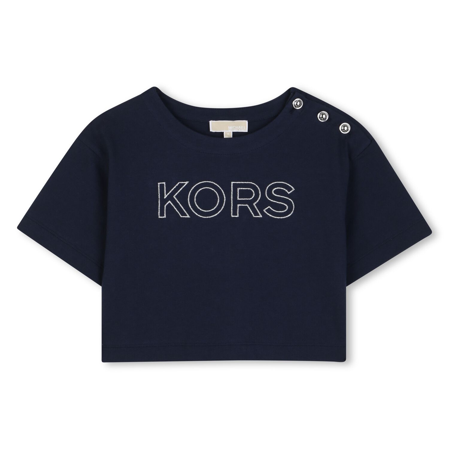 Girls Navy Blue Logo T-Shirt, 2, hi-res