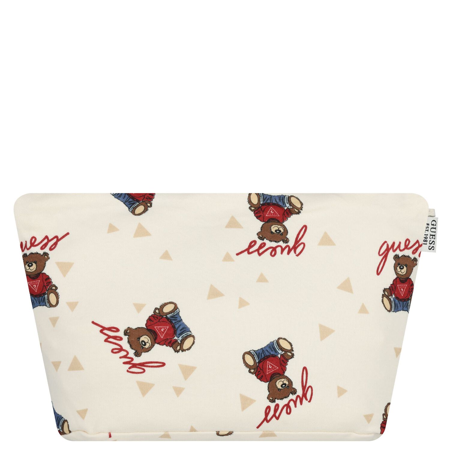 Ivory & White Teddy Bear Logo Baby Bodysuit Set, 3, hi-res