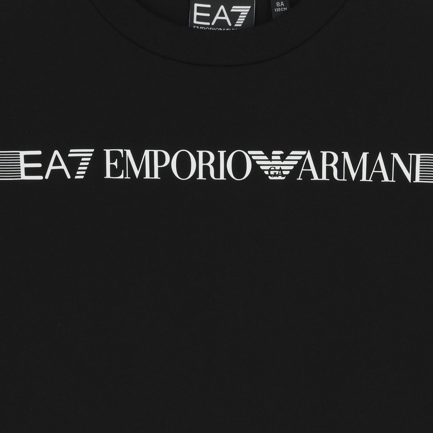 طقم شورت اطفال بالشعار باللون الاسود , 5, hi-res