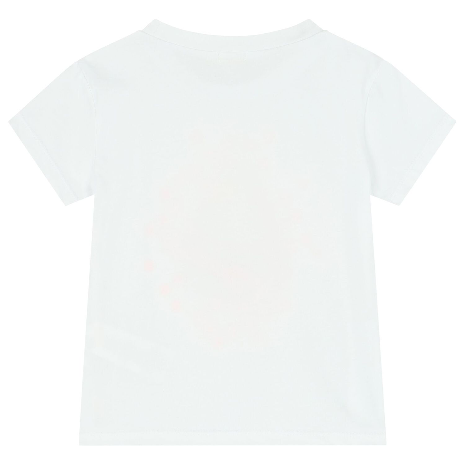 تيشيرت بنات بطبعة باللون الأبيض, 1, hi-res