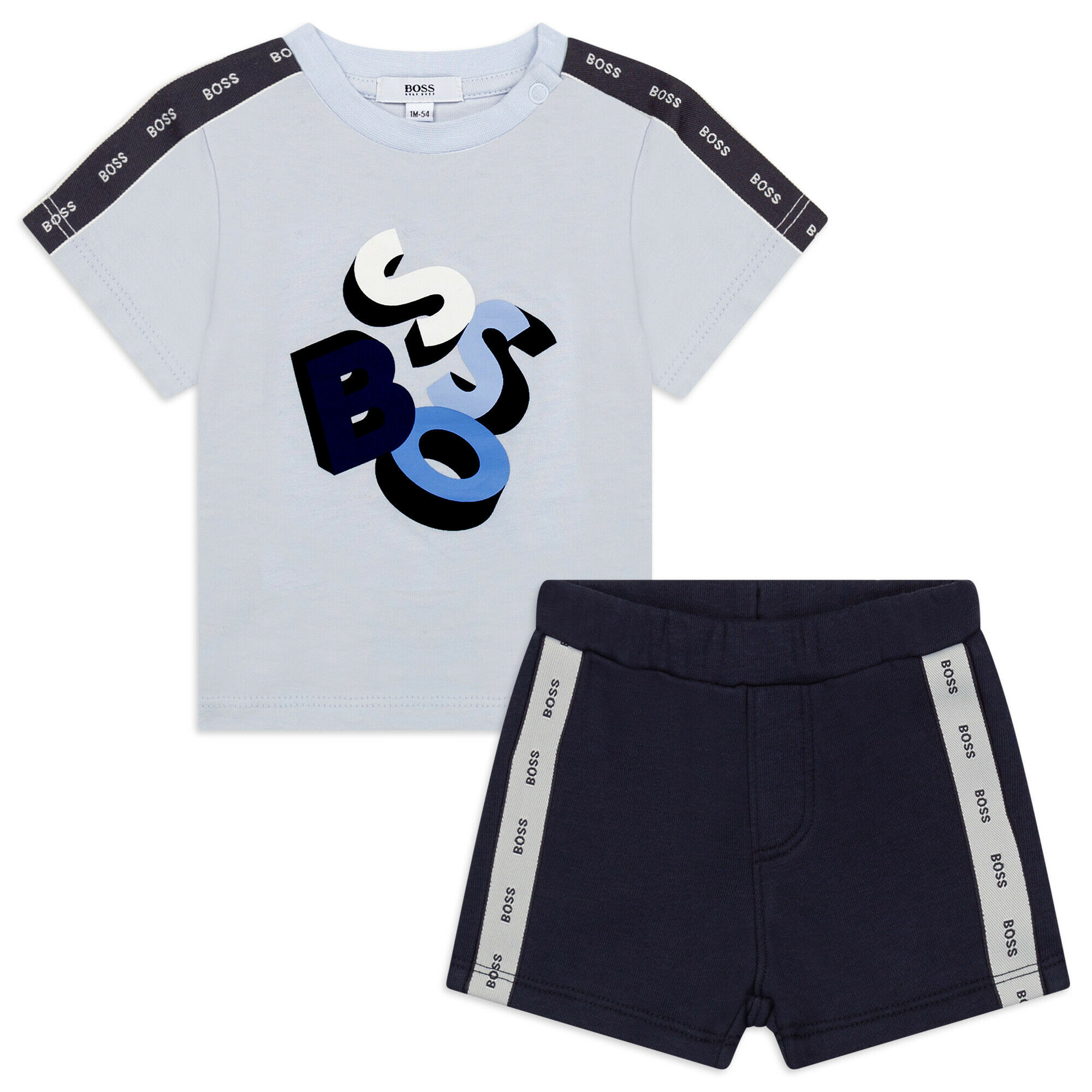 Baby boy hugo boss shorts and shirt clearance