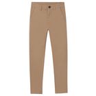 Boys Beige Trousers, 1, hi-res