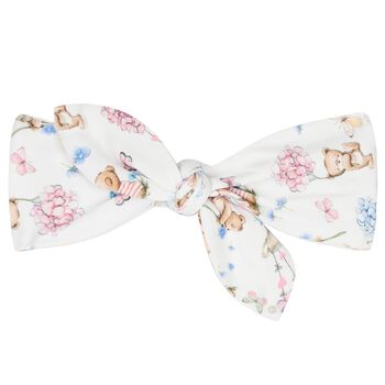 Baby Girls White Azalia Headband