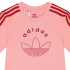 Girls Pink & Red Logo Shorts Set, 1, hi-res