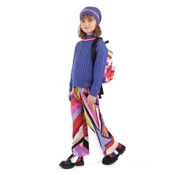 Girls Multi-Coloured Iride Leggings