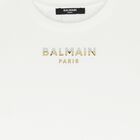 Girls White Logo T-Shirt, 1, hi-res