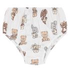 طقم فستان بطبعه تيدى بير باللون الابيض, 3, hi-res