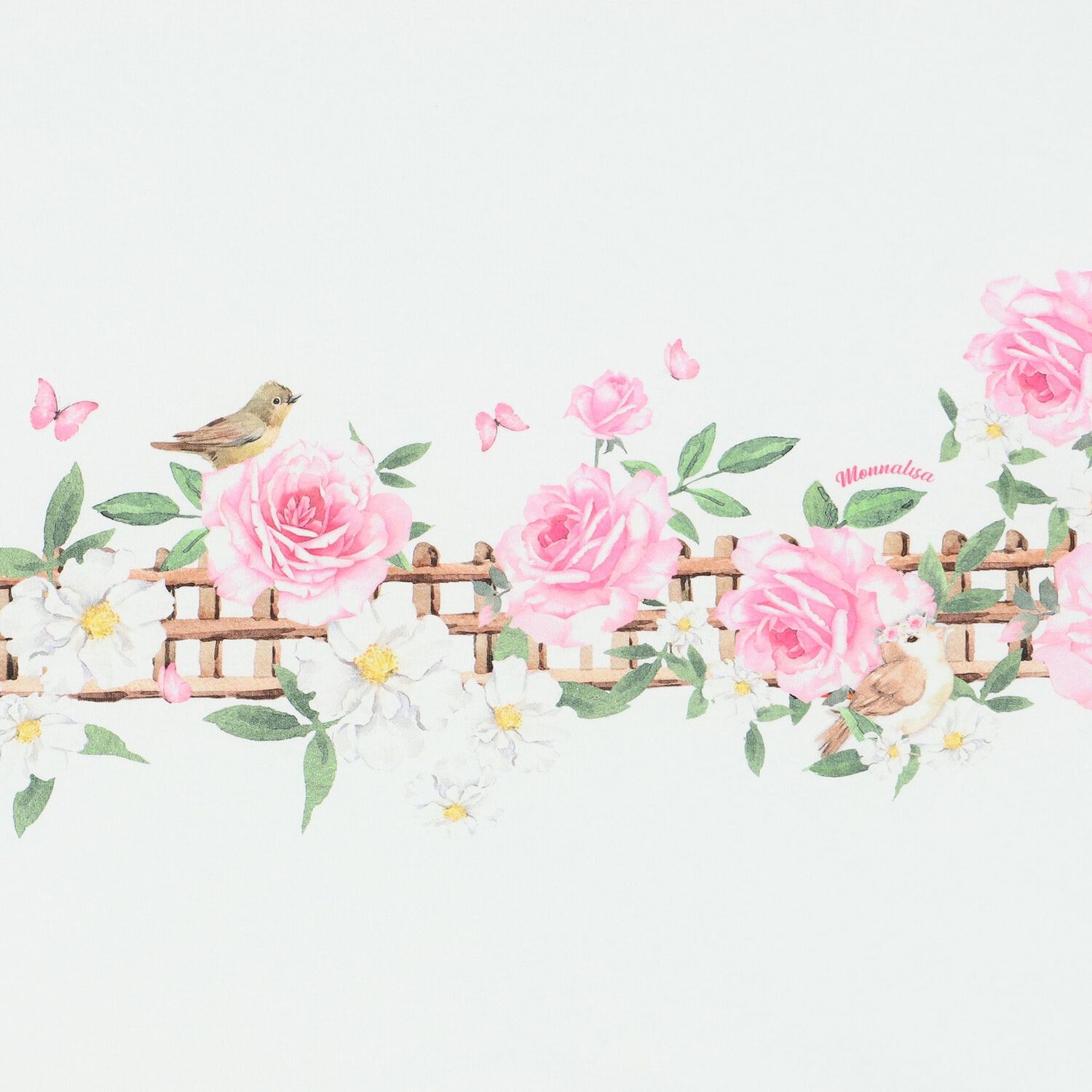 بطانية بنات بطبعة الزهور باللون الأبيض والوردي, 1, hi-res