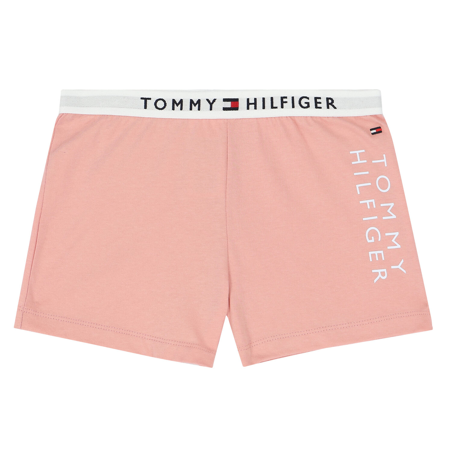 Girls White & Pink Logo Pyjamas, 1, hi-res image number null