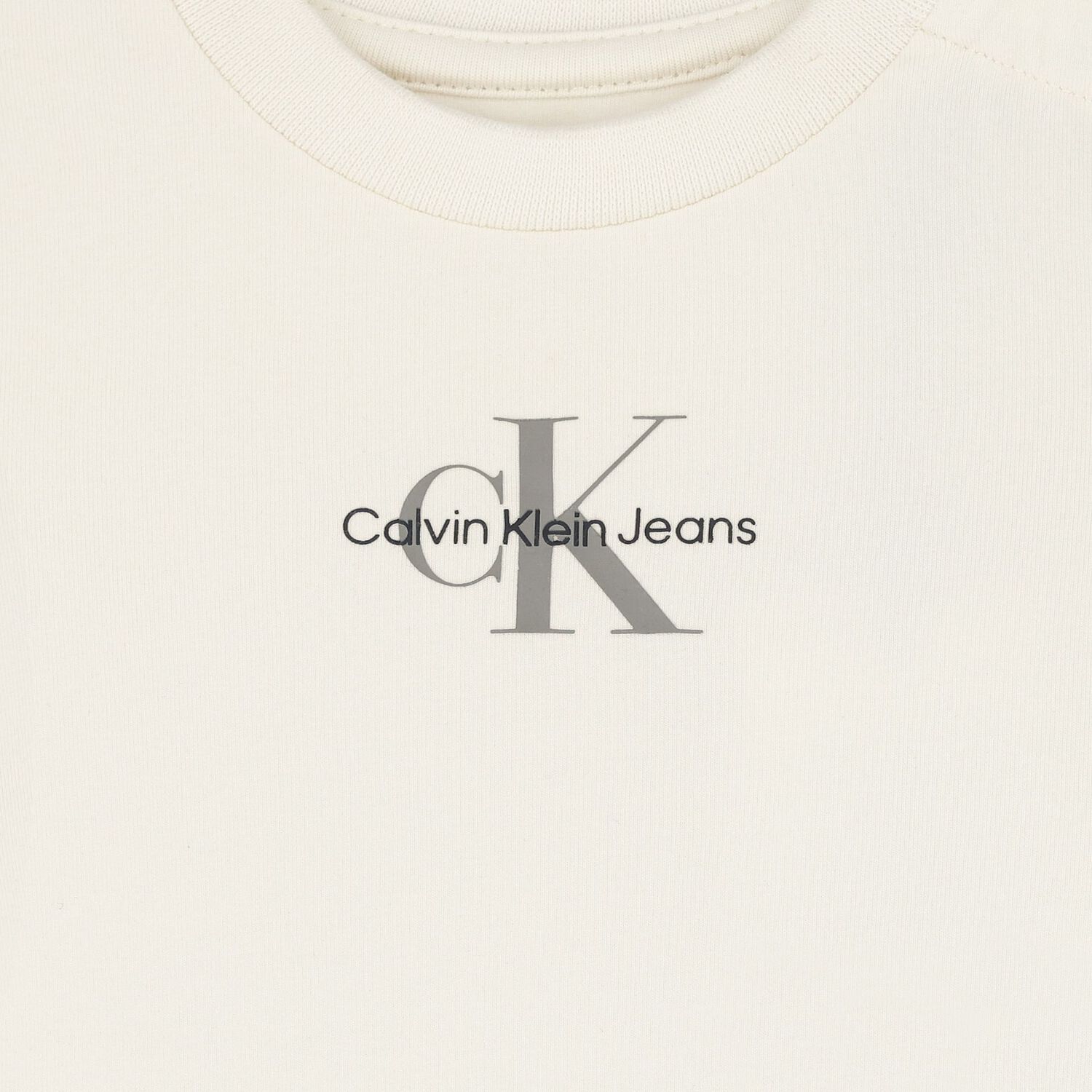Ivory Cotton Logo Younger Shorts Set, 2, hi-res