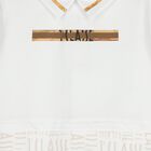 ملابس أطفال بيضاء بشعار للأولاد, 1, hi-res