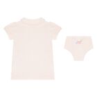 Baby Girls Pink Logo Polo Dress Set, 1, hi-res