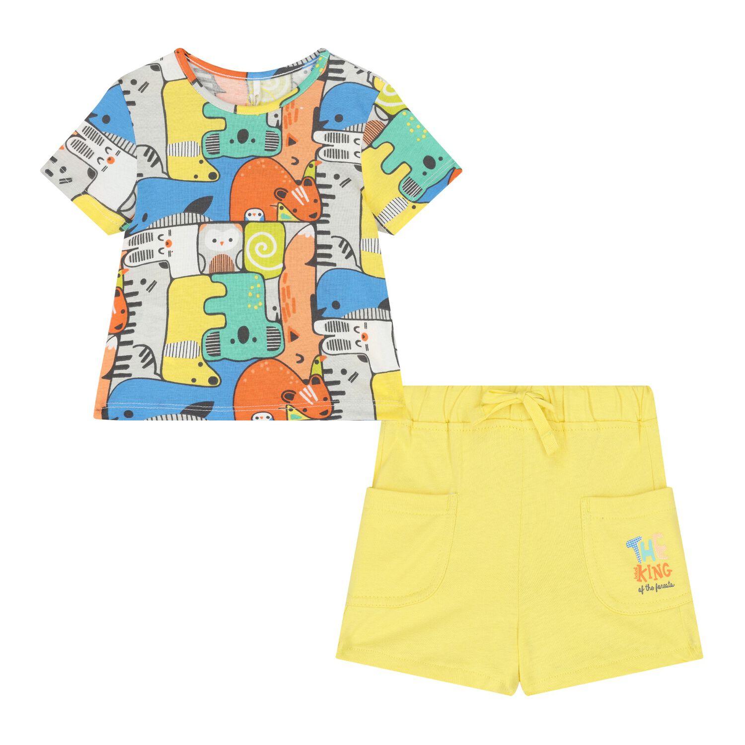 طقم شورت متعدد الألوان للأولاد, 1, hi-res image number null