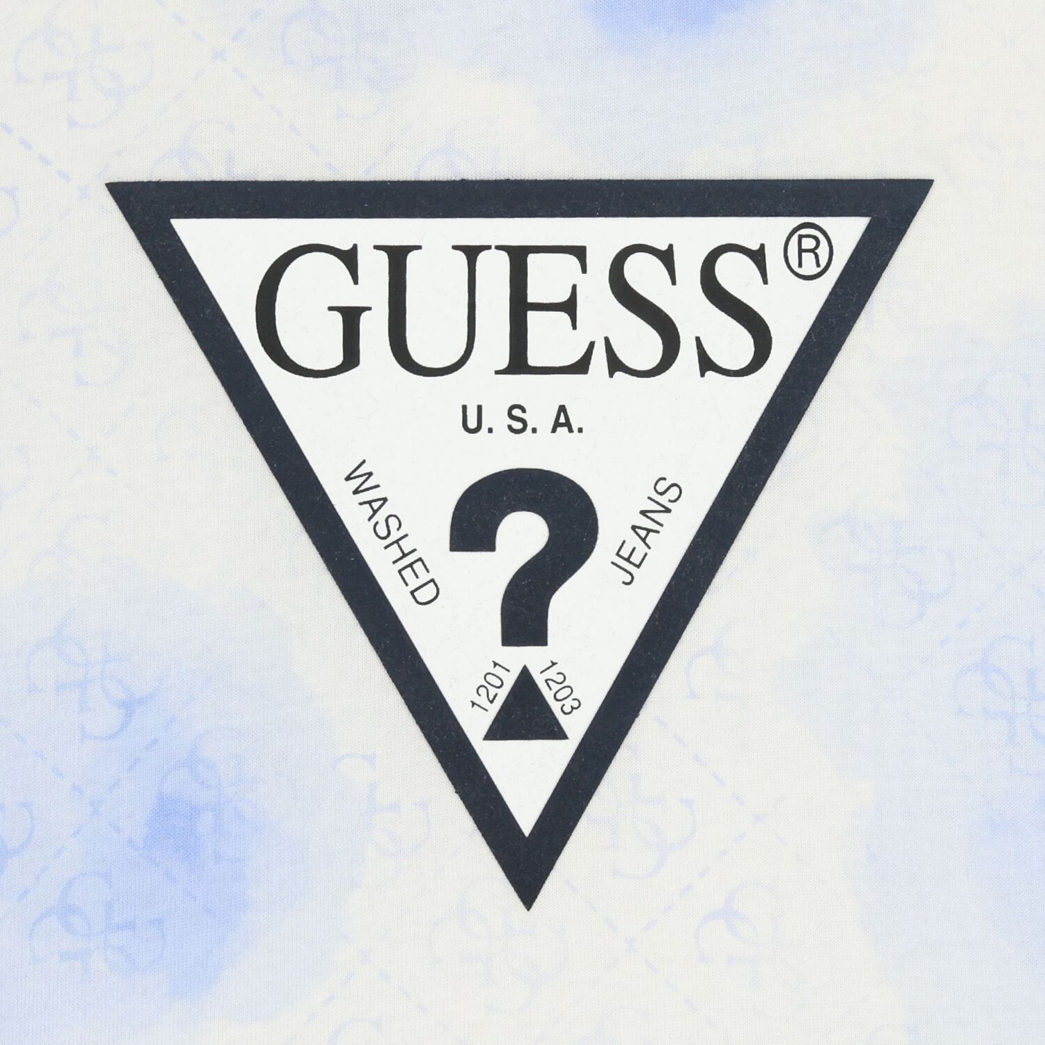 Baby Boys Blue & White Logo Shorts Set, 1, hi-res