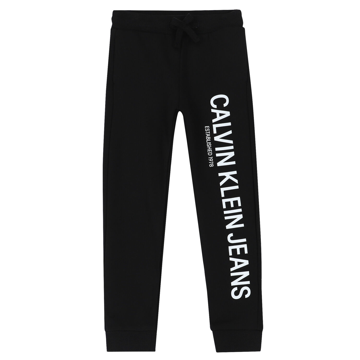 Boys Black Logo Joggers, 1, hi-res image number null
