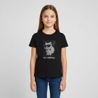 Girls Black Choupette Logo T-Shirt, 1, hi-res