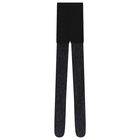 Girls Black Shimmer Tights, 3, hi-res