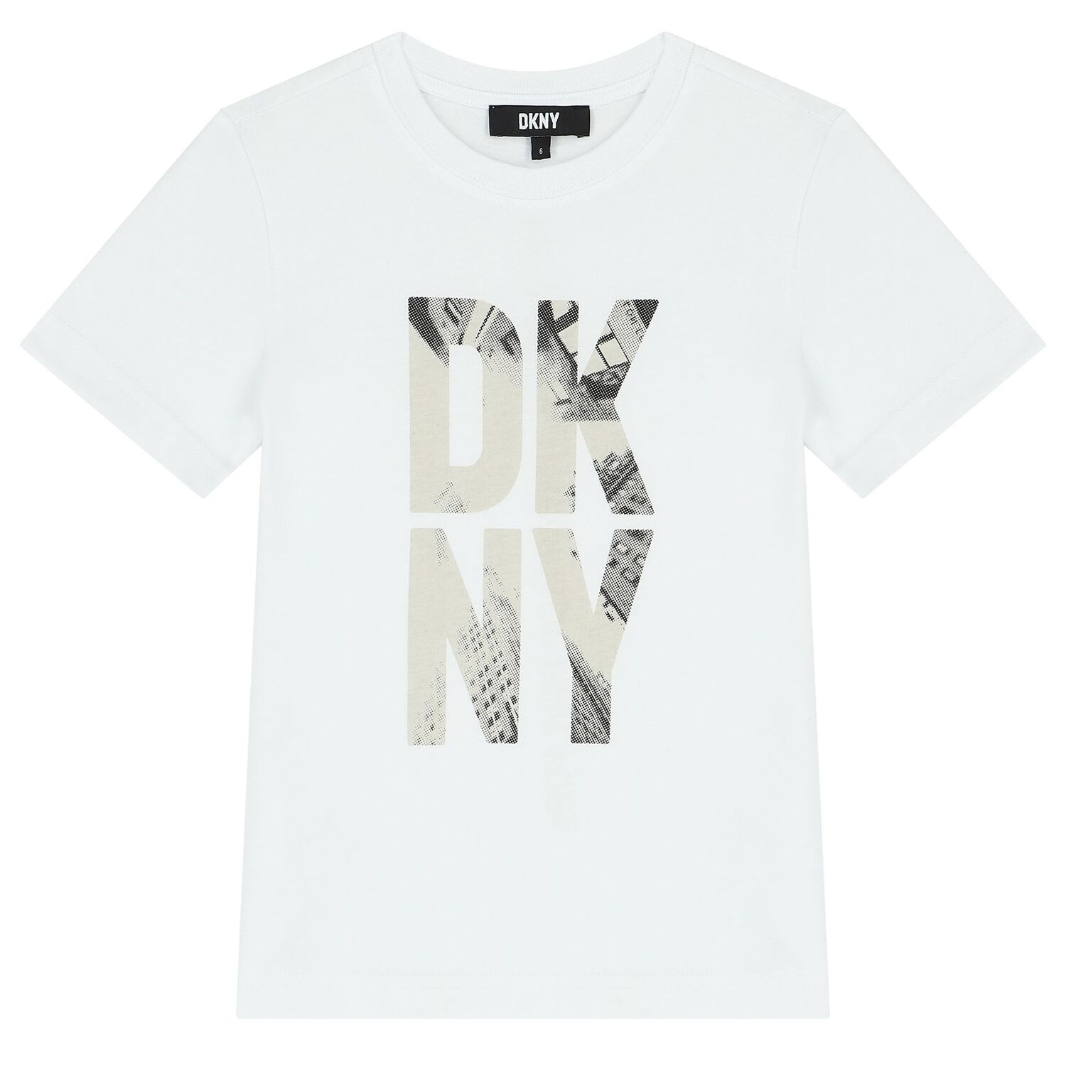 طقم شورت أولاد بالشعار باللون الأبيض و الأسود , 1, hi-res