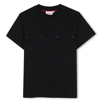Boys Black Logo T-Shirt