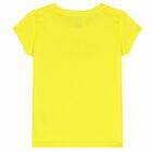 Girls Yellow Logo T-Shirt, 1, hi-res