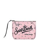 Girls Pink & Navy Blue Aline Logo Pouch ( 15cm), 1, hi-res