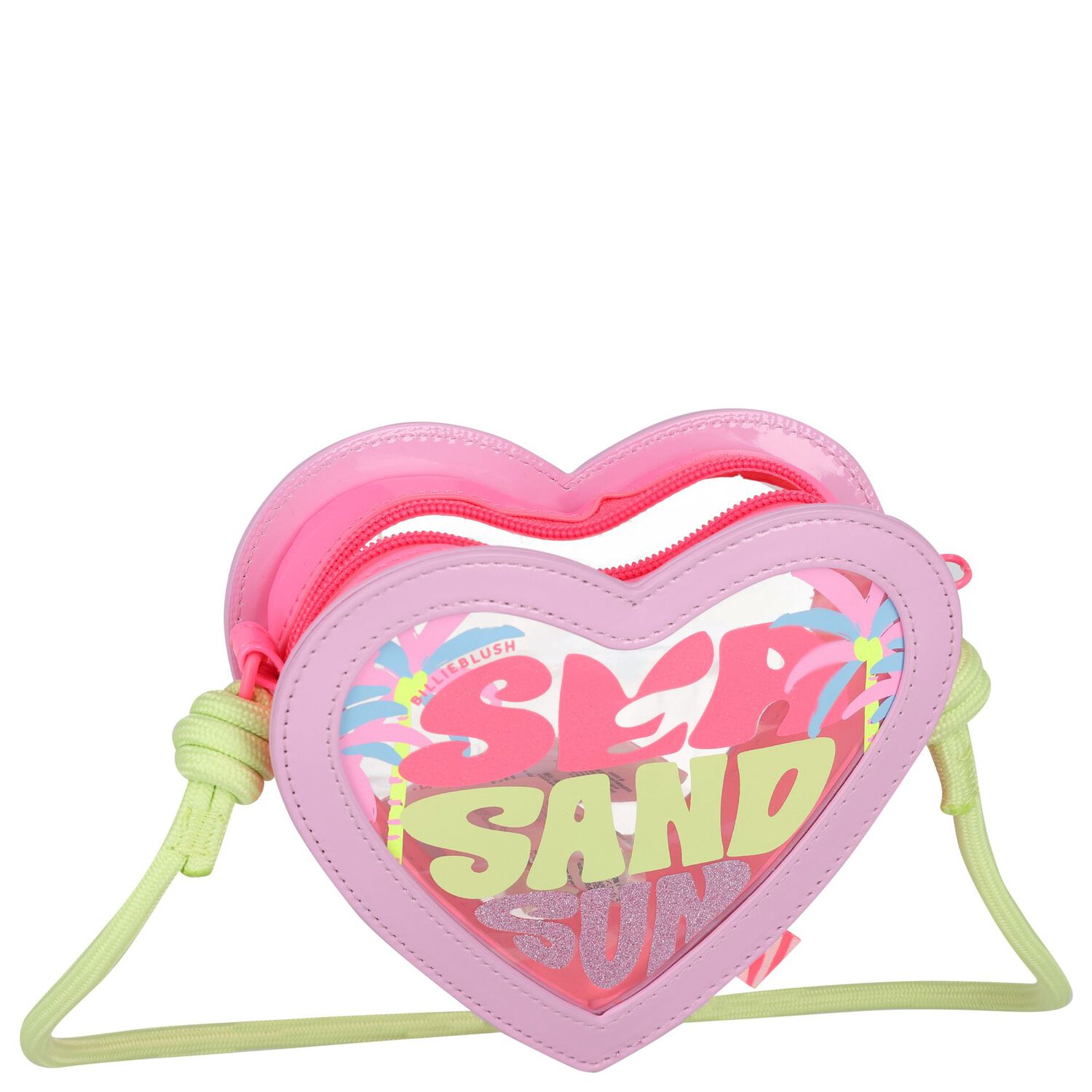 Girls Pink Heart Handbag, 1, hi-res