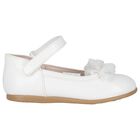 حذاء بنات جلد باللون الأبيض, 1, hi-res