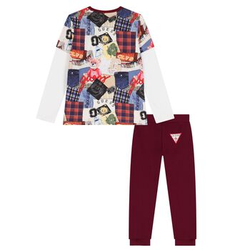 Boys Multi-Coloured Logo Tracksuit
