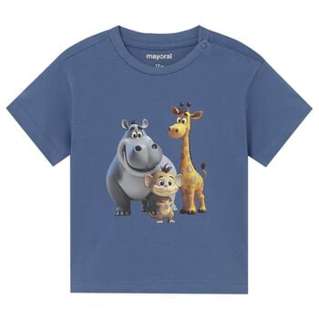 Younger Boys Blue T-Shirt