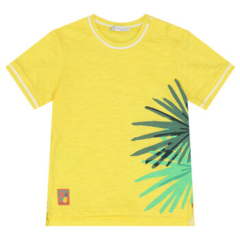 Boys Yellow & Green T-Shirt