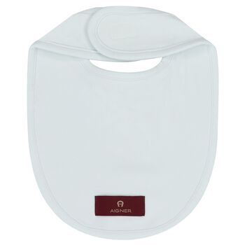 مريلة بشعار دب تيدي باللون أزرق للأولاد