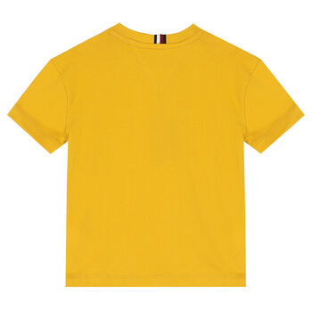 Boys Yellow Logo T-Shirt	