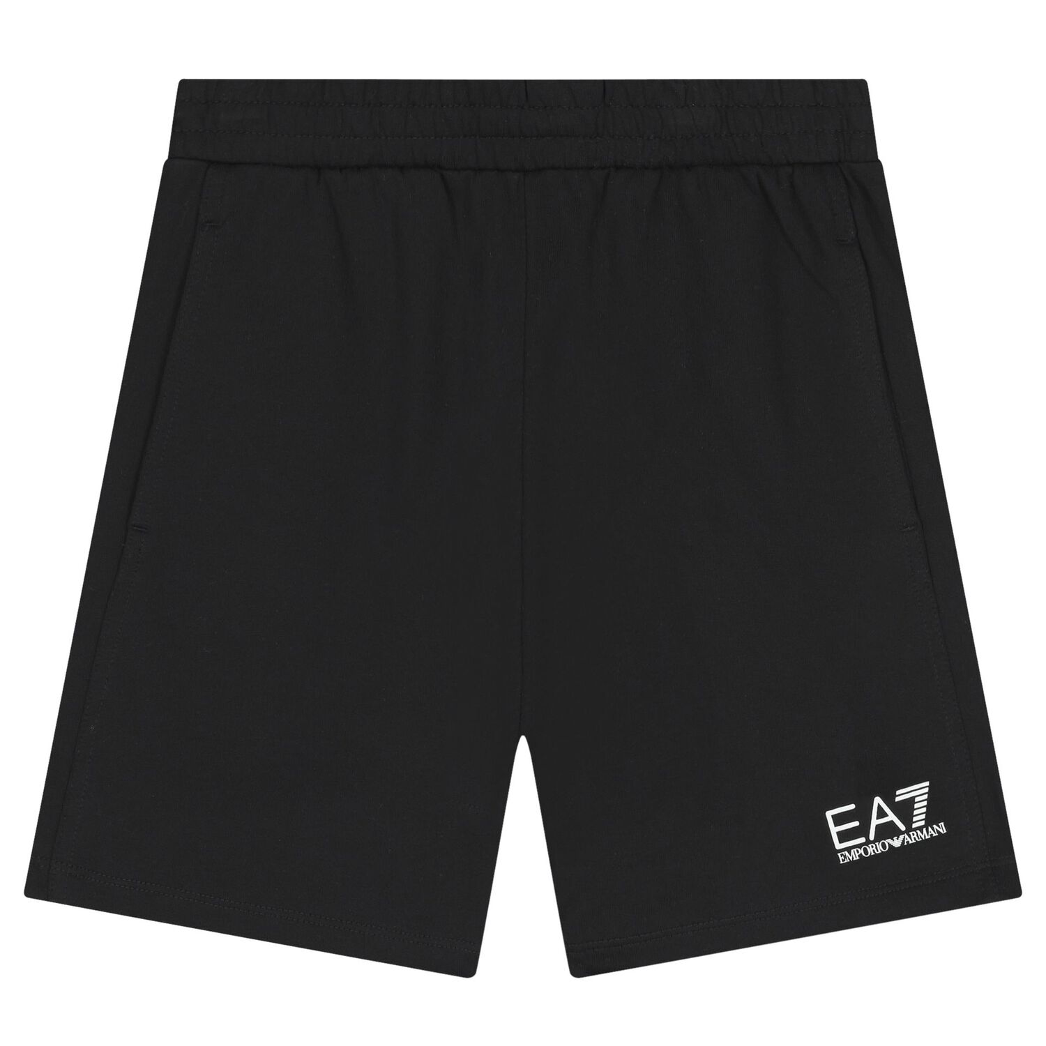 Boys Black Logo Shorts Set, 4, hi-res