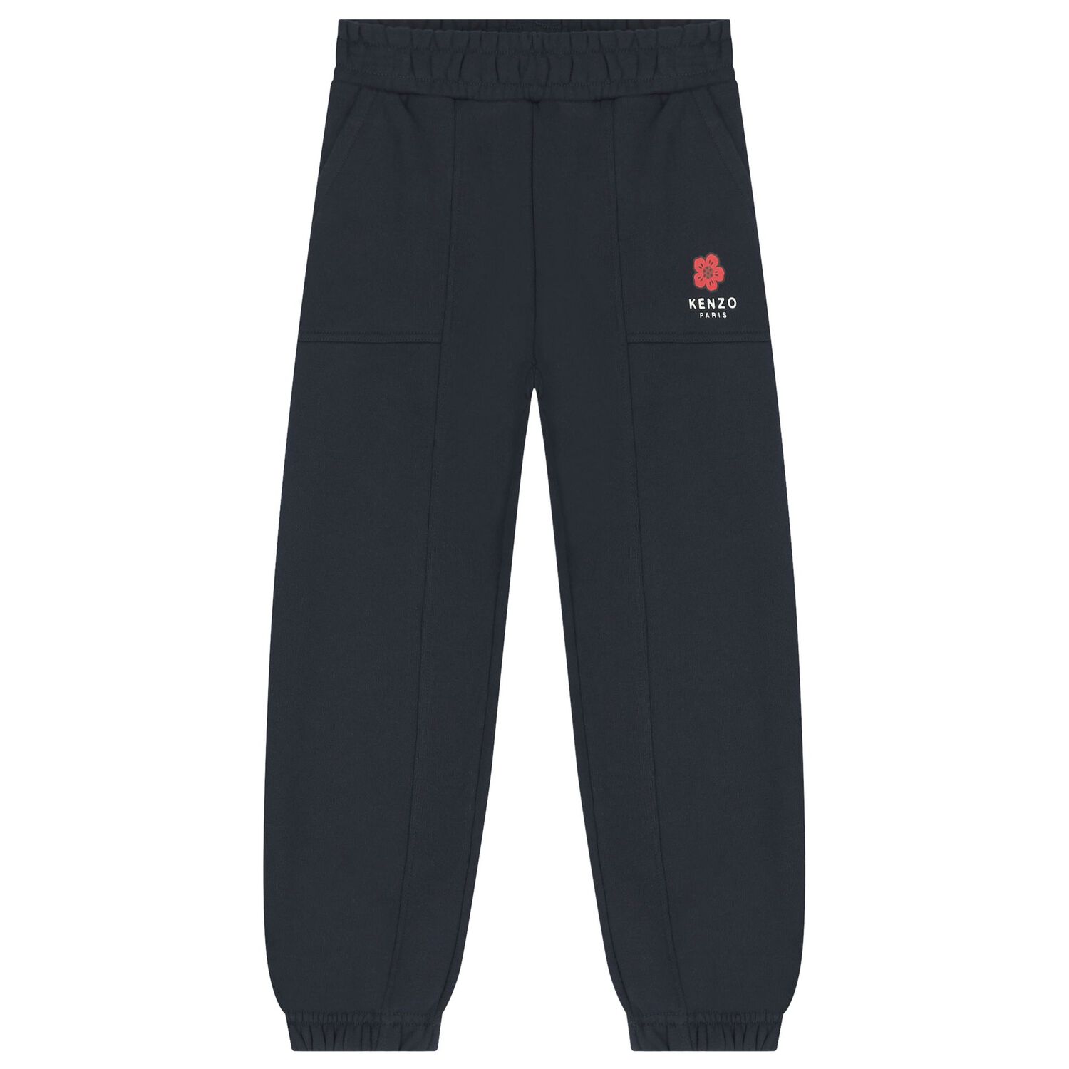 Girls Navy Blue Boke Flower Tracksuit, 1, hi-res