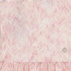 فستان بنات بشكل زجزاج باللون الوردى والعاجى , 1, hi-res