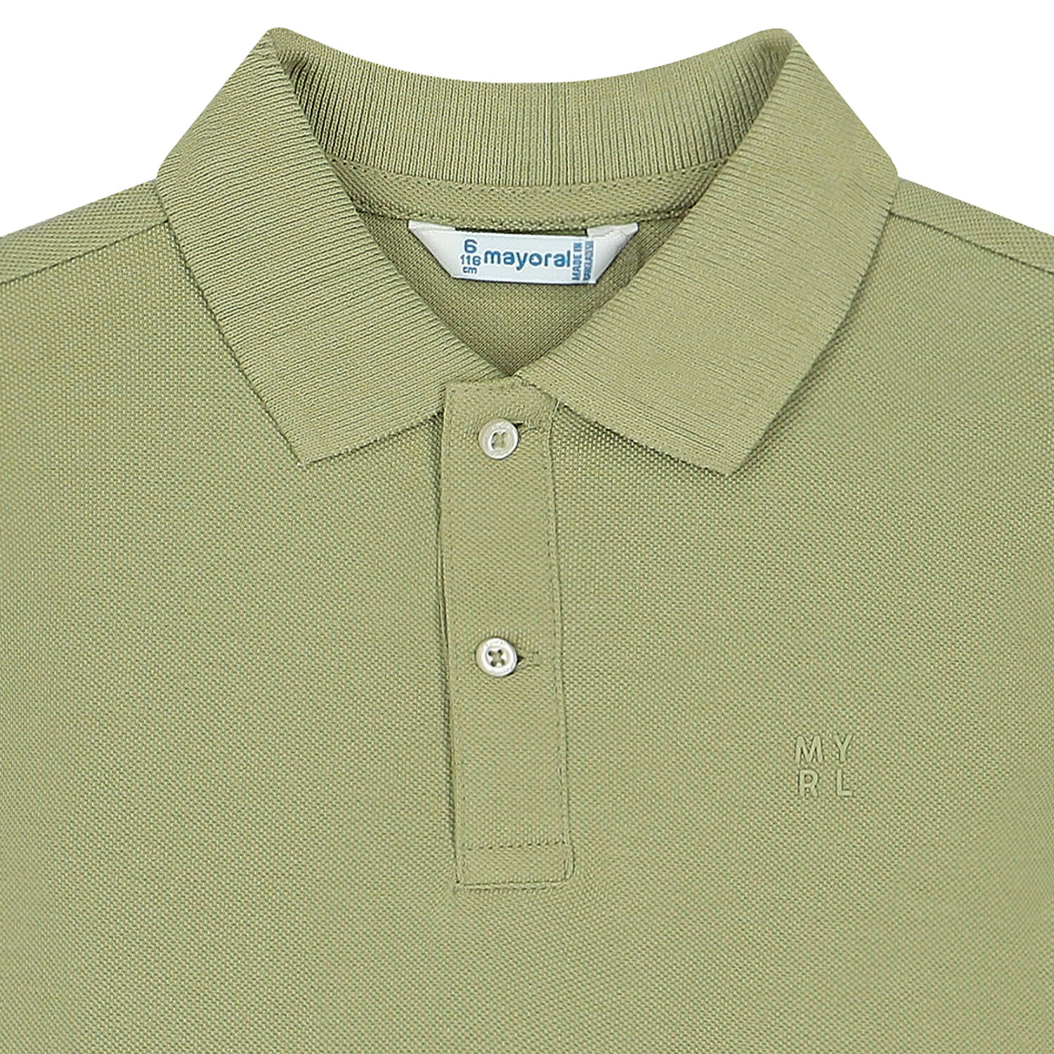 Boys Khaki Logo Polo Shirt, 3, hi-res image number null