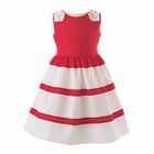 Girls Red & White Polka Dots Dress, 1, hi-res