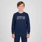 Boys Blue Logo Sweatshirt, 1, hi-res
