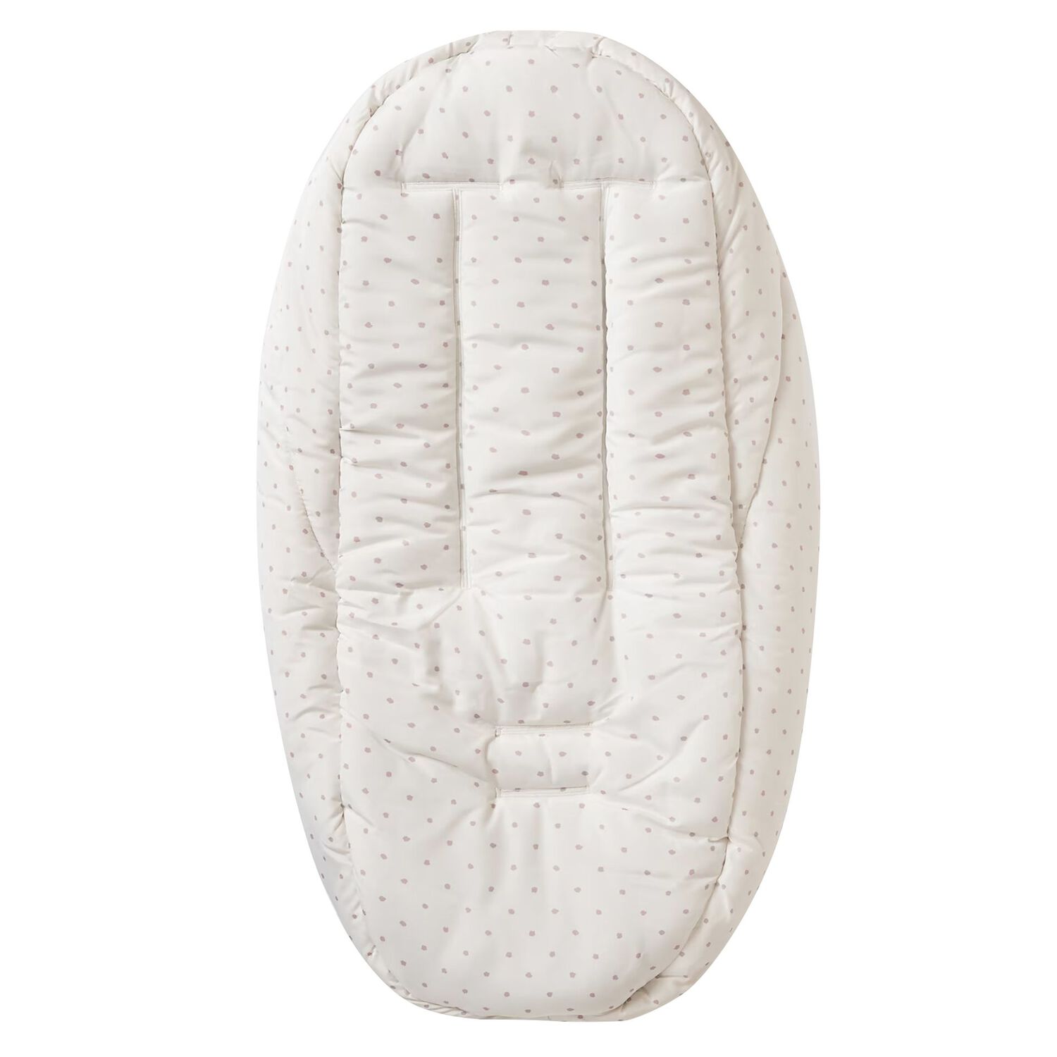 عش بيبي بنقوش بولكا دوت باللون العاجي, 1, hi-res