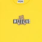 Girls Yellow Teddy Bear Logo T-Shirt, 4, hi-res