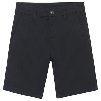 Boys Black Chino Shorts