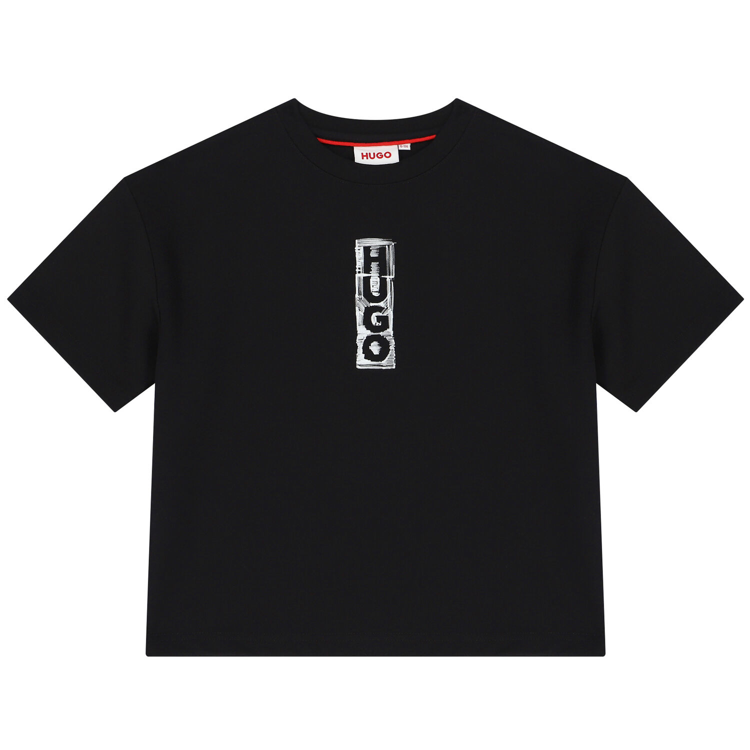 Boys Black Logo Oversized T-Shirt, 3, hi-res