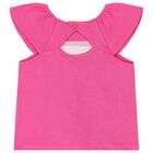 Younger Girls Pink & Green Shorts Set, 1, hi-res