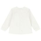 Baby Girls Ivory & Blue Tracksuit, 1, hi-res