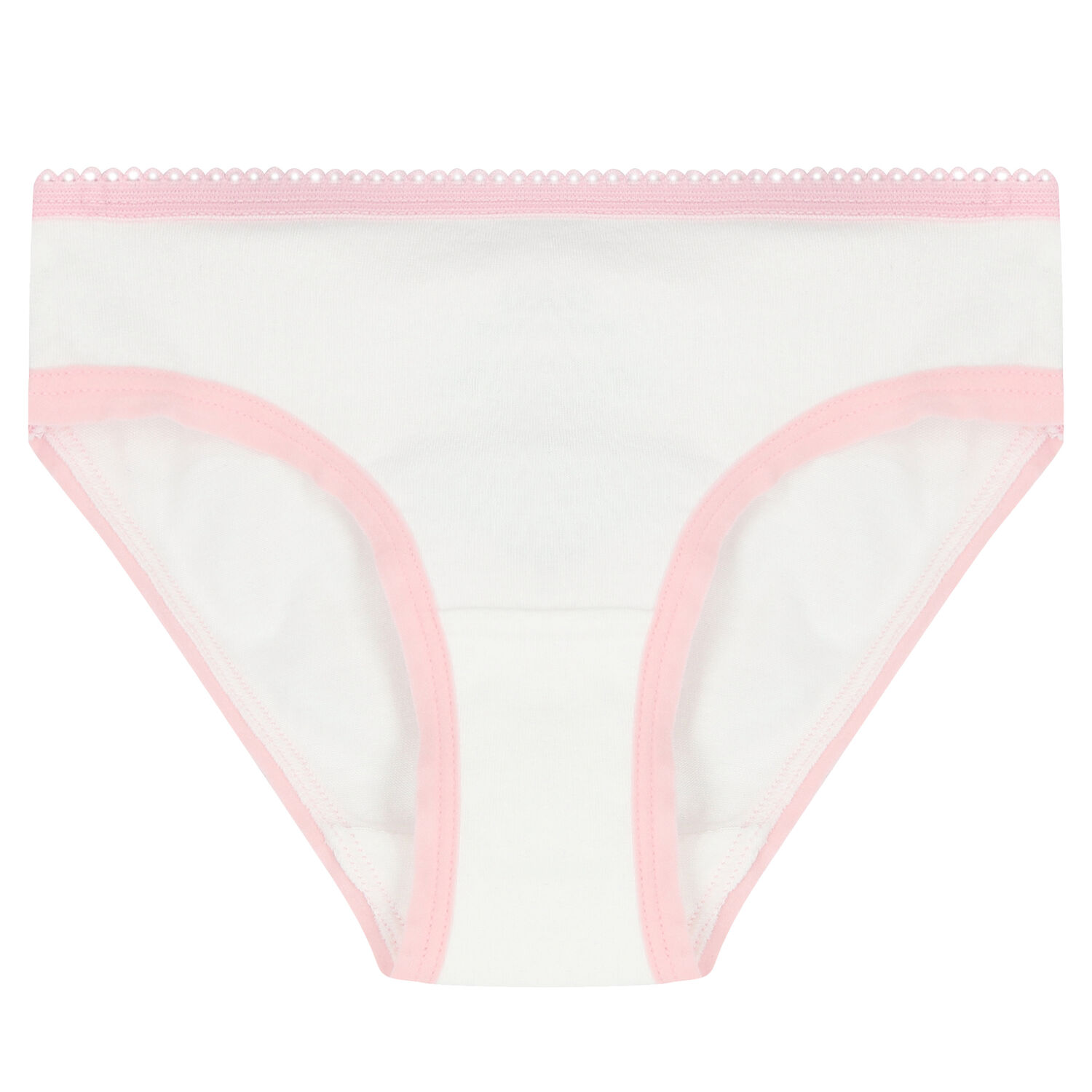 Girls Pink & White Bikini Brief ( 5-Pack ), 1, hi-res image number null