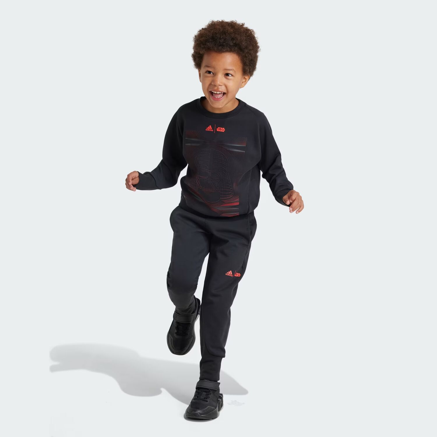 Boys Black Star Wars Logo Tracksuit, 1, hi-res image number null