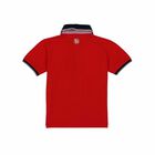 Boys Red Cotton Polo Shirt, 1, hi-res