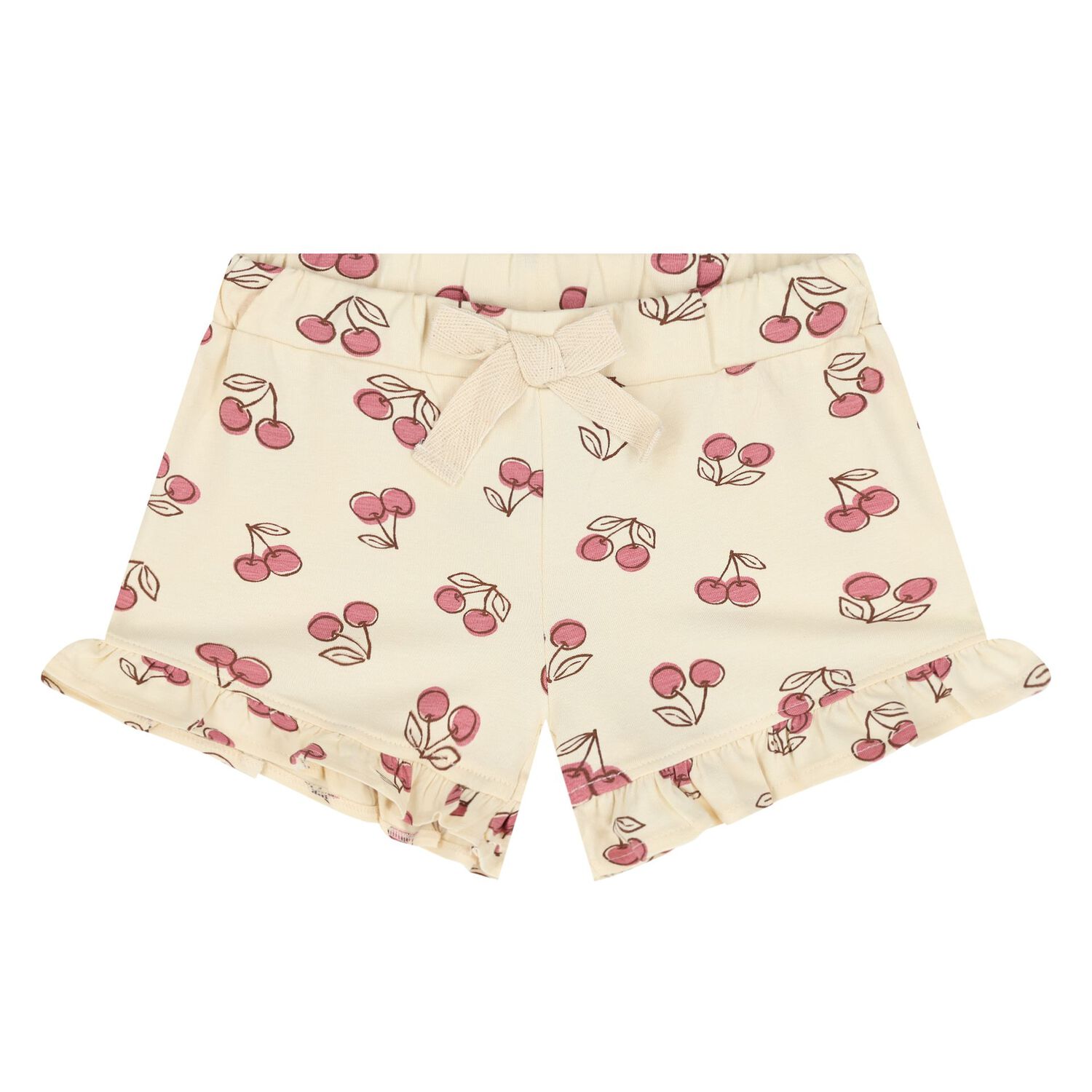 طقم شورت للبنات باللون  الوردى و الاصفر , 1, hi-res